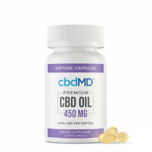 CBD OIL SOFTGEL CAPSULES 450mg, 1000mg, 1500mg