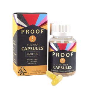 Proof Extract THC Rich Capsules (900mg THC)