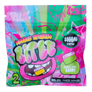 BITEZ - Delta-8 + Delta-9 + THCP + HHCP 2000MG Gummies - Melon Berry