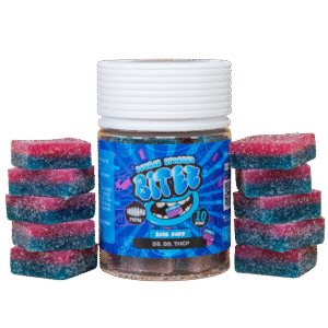 BITEZ Gummies 10,000MG Jarz - Delta-8 + Delta-9 + THCP - Blue Razz