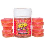 BITEZ Gummies 10,000MG Jarz - Delta-8 + Delta-9 + THCP - Strawberry Lemonade