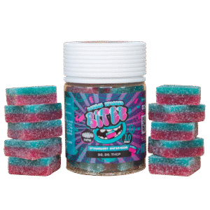 BITEZ Gummies 10,000MG Jarz - Delta-8 + Delta-9 + THCP - Strawberry Watermelon