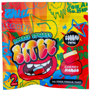 BITEZ - THCA + Delta-9 + THCP 2000MG Gummies - Cherry Mango