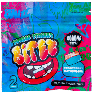 BITEZ - THCA + Delta-9 + THCP 2000MG Gummies - Strawberry Watermelon
