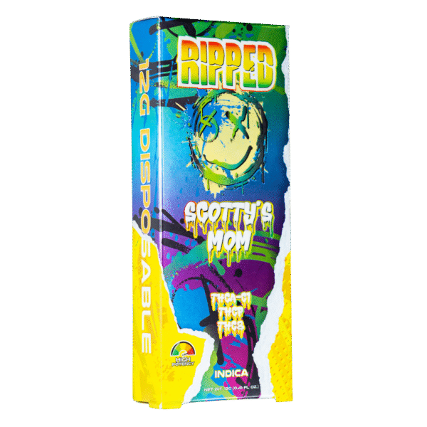 RIPPED - THCA-C1 Blend - 12G Disposable - Scotty's Mom - Indica