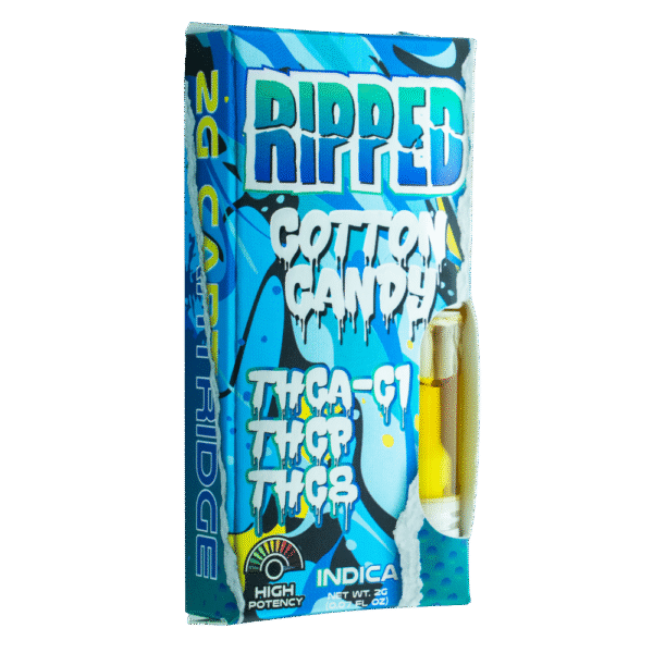 RIPPED - THCA-C1 Blend - 2G Cartridge - Cotton Candy - Indica