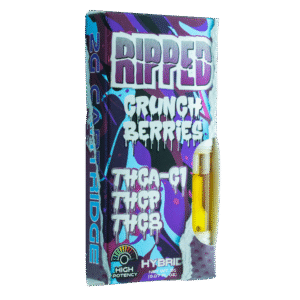 RIPPED - THCA-C1 Blend - 2G Cartridge - Crunch Berries - Hybrid