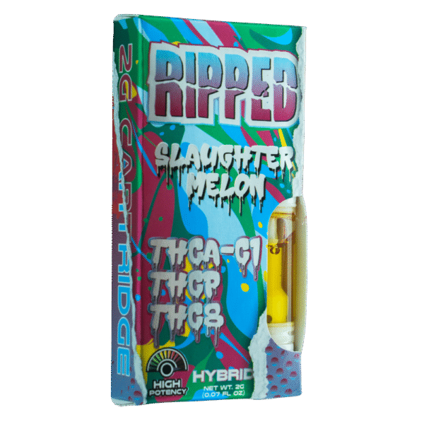 RIPPED - THCA-C1 Blend - 2G Cartridge - Slaughter Melon - Hybrid