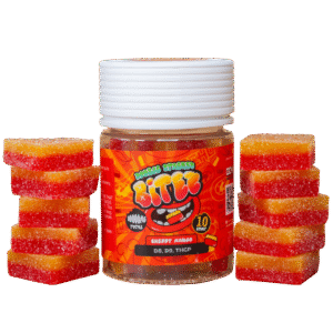 BITEZ Gummies 10,000MG Jarz - Delta-8 + Delta-9 + THCP - Cherry Mango