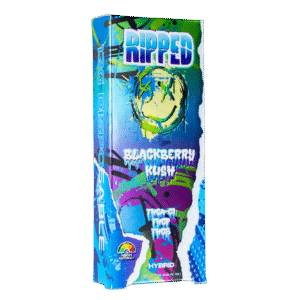 RIPPED - THCA-C1 Blend - 12G Disposable - Blackberry Kush - Hybrid