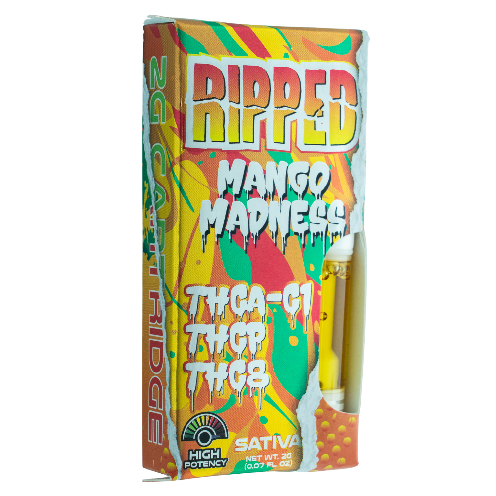 RIPPED - THCA-C1 Blend - 2G Cartridge - Mango Madness - Sativa