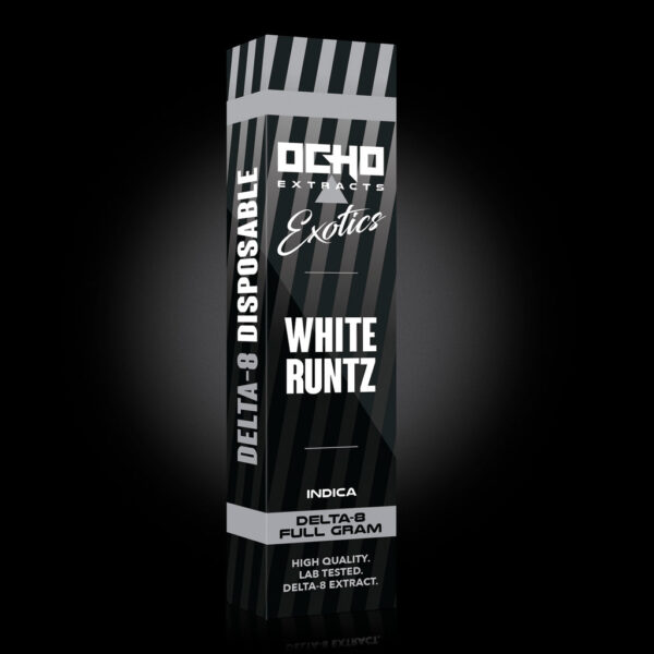 White Runtz Delta-8 Disposable - 1 Gram